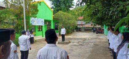 visual pelaksanaan apel kehadiran